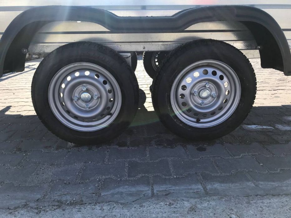 Remorca 750 Kg 2 Axe Dimensiune 240x125x39 Cm, CIV Gratuit