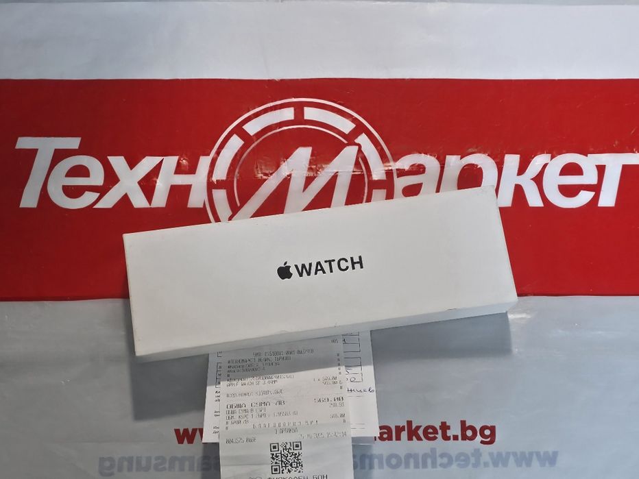 ***КАТО НОВ 44mm Apple watch SE3 | SE 3 Гаранция Техномаркет 2027 Midnight