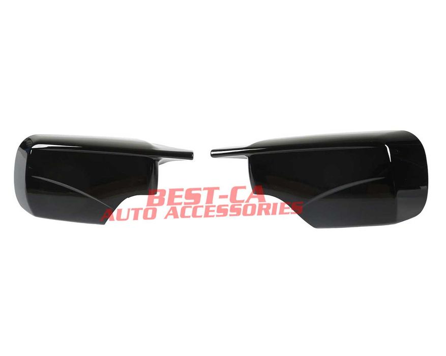 Капаци огледала със щипки черен пиано лак Batman подходящи за BMW E46