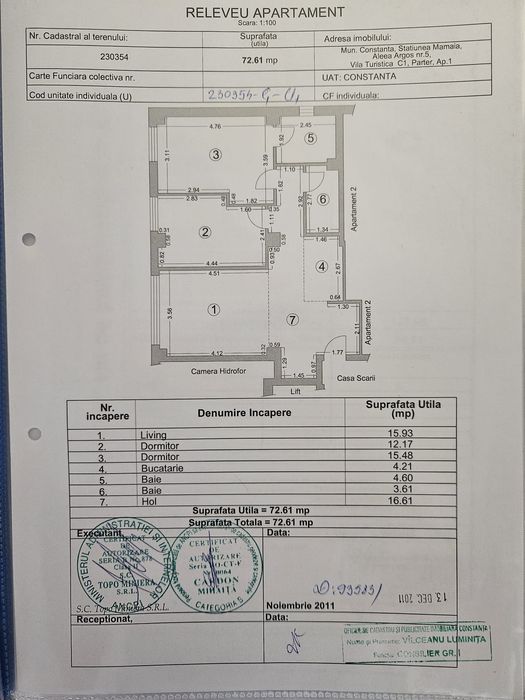 Apartament 3 camere lux summerland