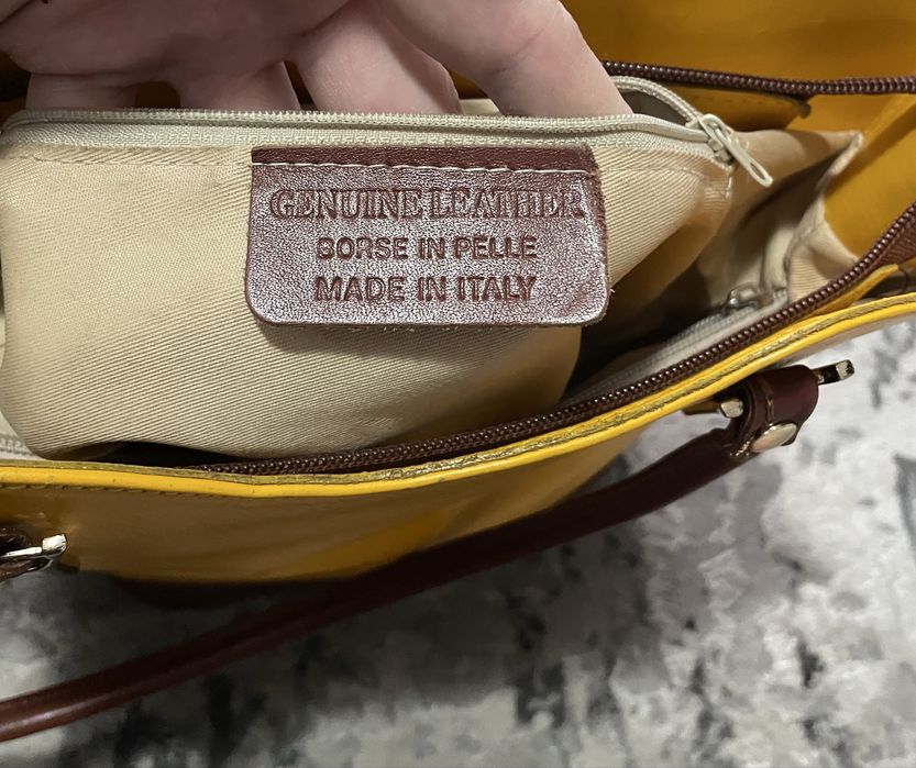 Geanta/rucsac din piele naturala Vera Pelle made in italy