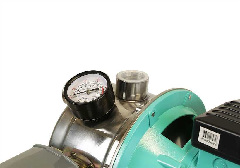 Насосная станция24л. Нержав.Защита перегрев.Асинхр.двиг.Крыльч.Полимер