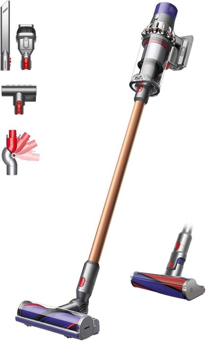 Вертикална прахосмукачка Dyson - V10 Absolute SV27, HEPA, сребриста