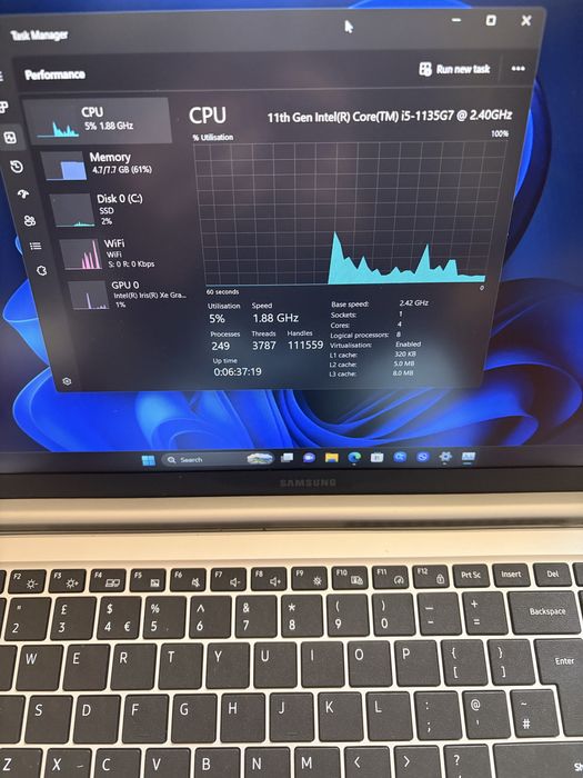Laptop samsung galaxy book impecabil