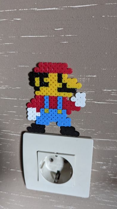 Pixel art Yoshi, Toad & egg