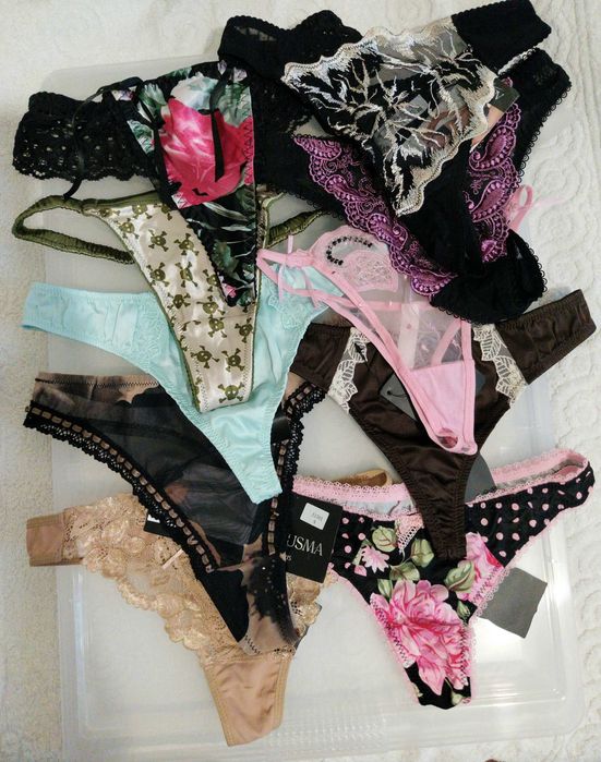 Chiloți tanga vintage outlet S/M/L/XL minim 20 buc