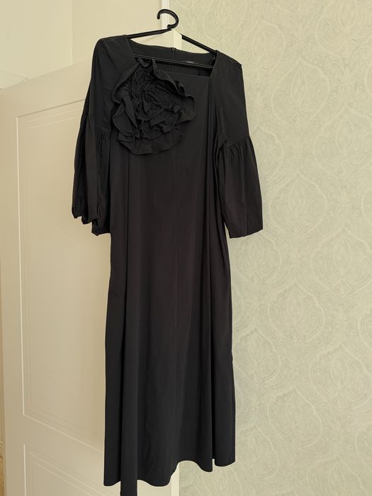 Платье черное, бренда Verda. Размер 48-50