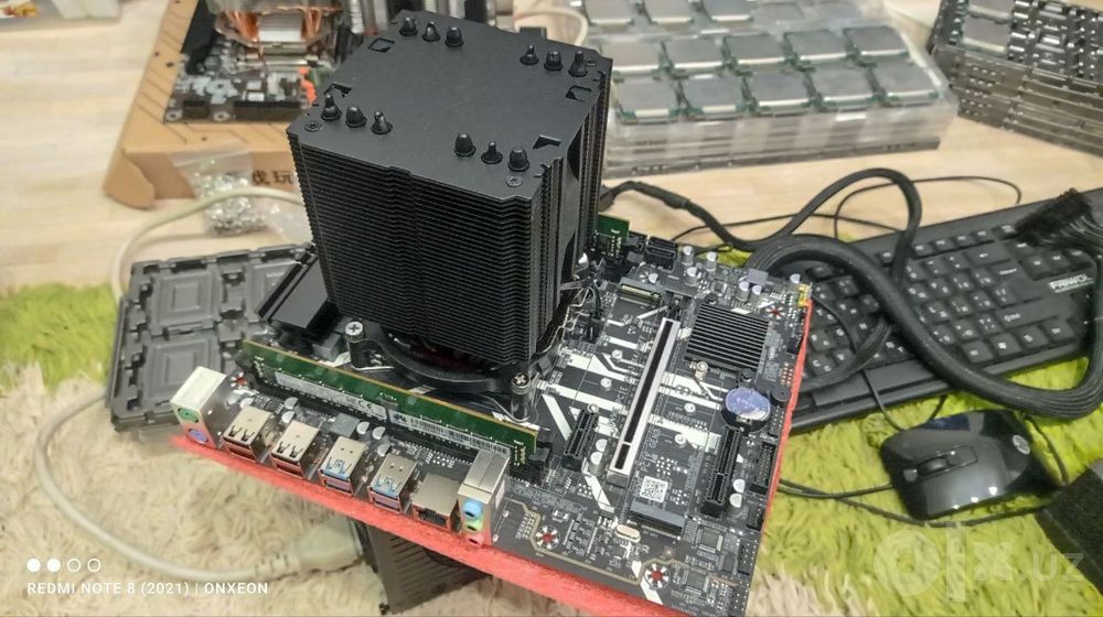 Комплект X99 2690v4 16gb DDR4 Кулер башня 6 трубок. Возможен обмен. До