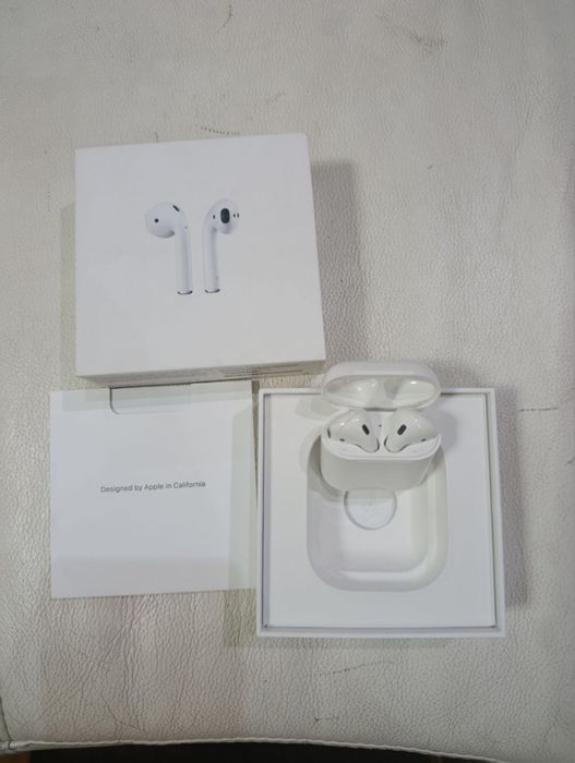 Беспроводные наушники Apple Airpods 2 поколения оригинал