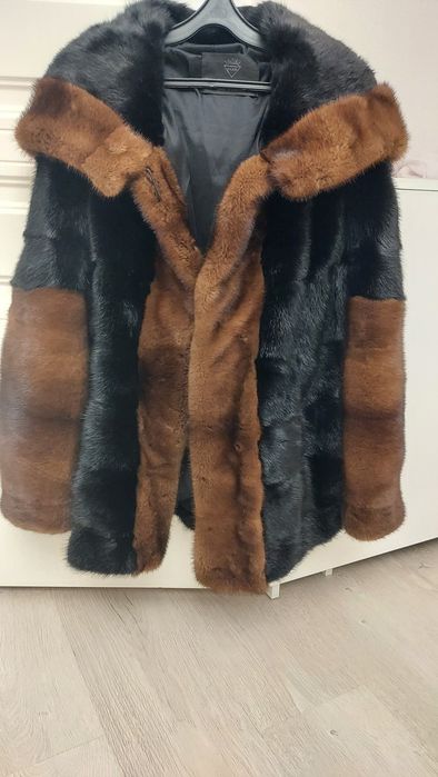 Норковая греческая шуба