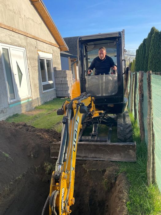 Miniexcavator 2.7+platforma Arad-150lei /ora.intru pe poartă 2m