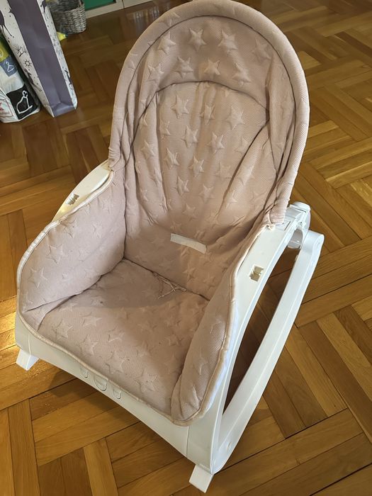 Детски шезлонг, с масичка за хранене 0-3 г