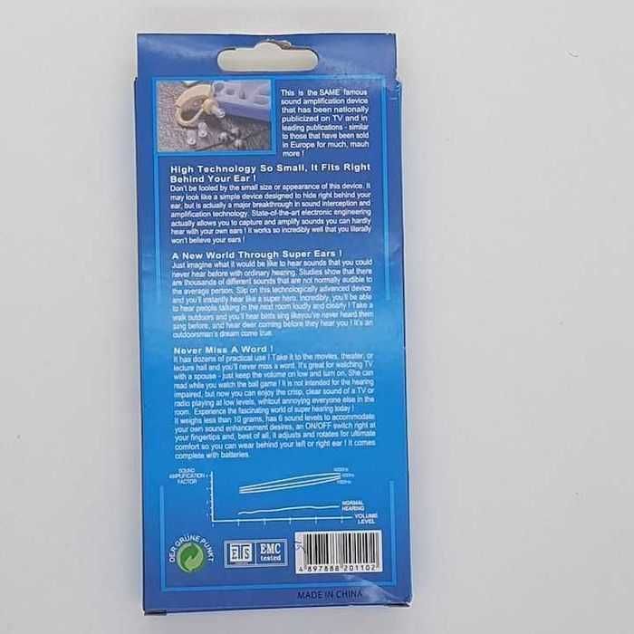 Aparat auditiv,auz fin si fixare usoara,baterii incluse,nou