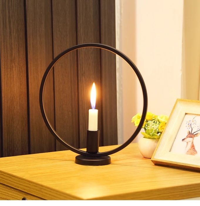 SET 2 buc. Suport sfesnic din fier pentru lumanari