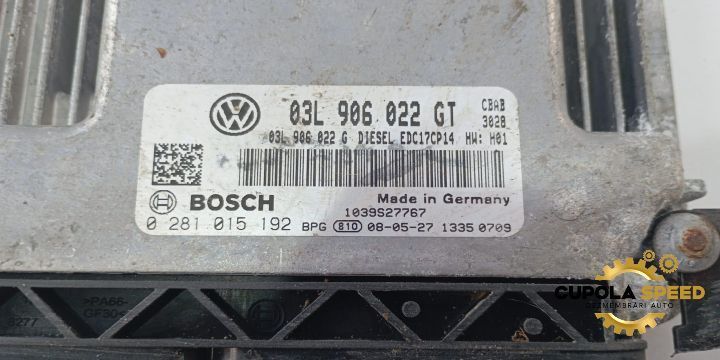 Calculator motor ECU 2.0TDI EDC17CP14 03L906022G  03L906022GT Volkswa