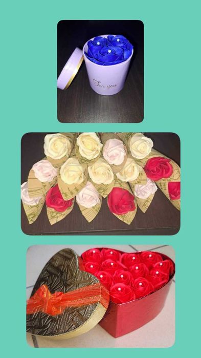 Cadouri flori din săpun