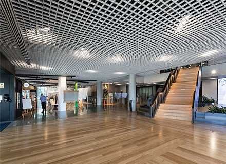 грильято потолок 10х10 (армстронг реечний грильято) 2