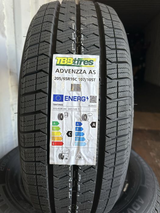 Нови Всесезонни Бусови Гуми TBB TIRES ADVENZZA AS 205/65R16C 107/105T 2056516 2056516C
