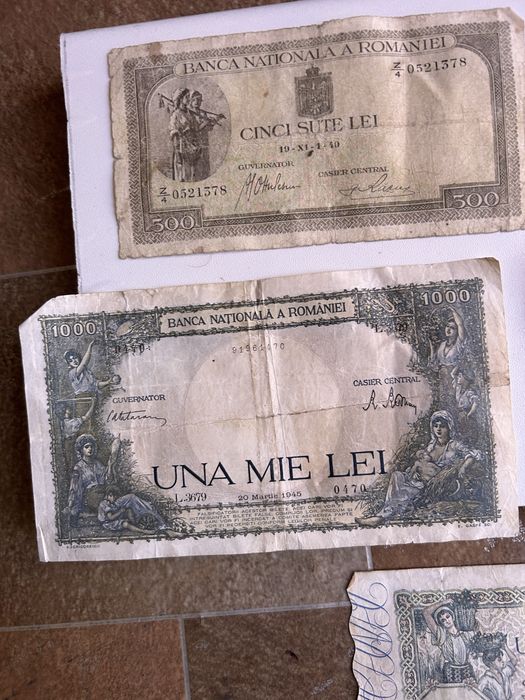 Bancnote vechi românești