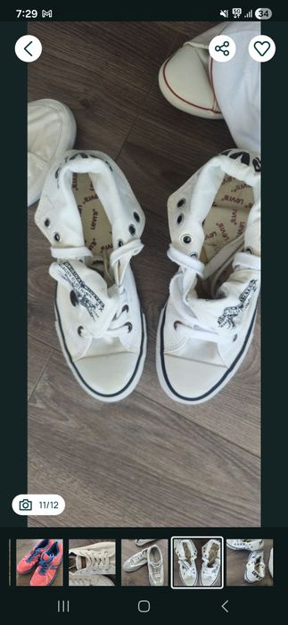 Geox 38, Tommy, Oysho, Converse, Vans 39