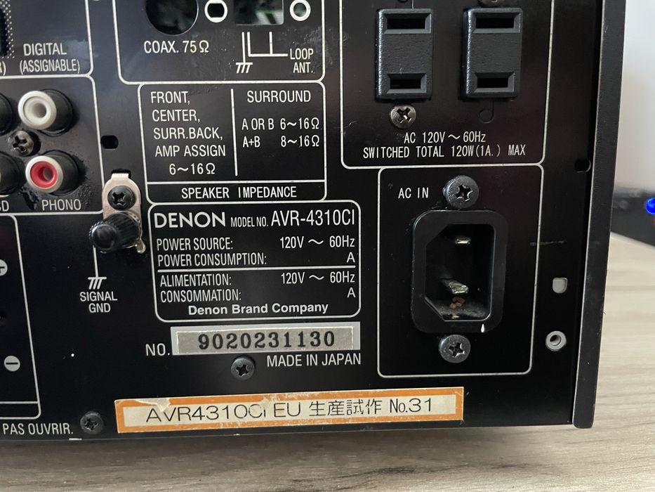 Reciver Denon AVR4310(120v)