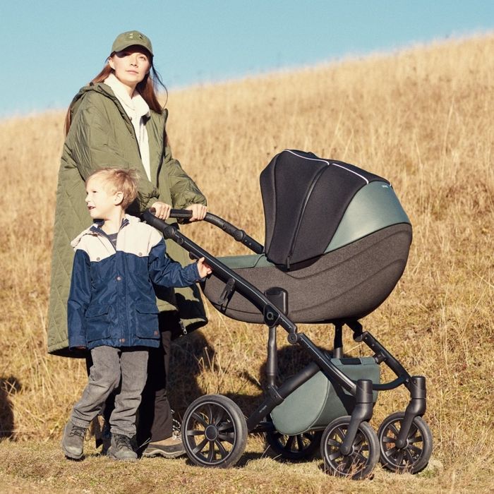 Коляска-трансформер 2в1 фирмы ANEX модель m/type Pro цвет Casual Green