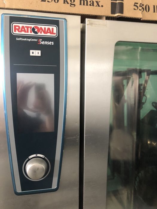 Готварски Конвектомат Рационал/Rational 202-40 Тави с Количка.2017г.!!