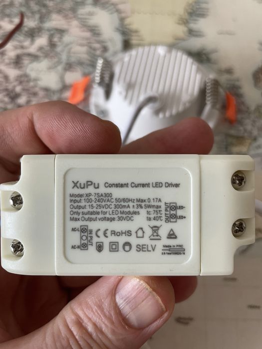 Spot led incastrabil, ip20, 5W, 508 lumeni