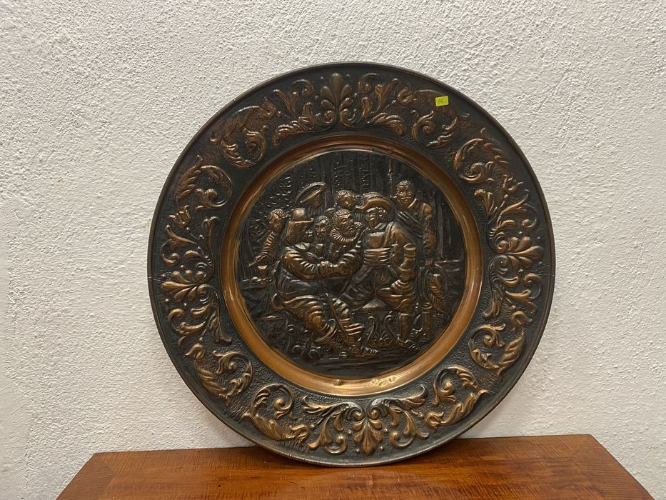 Голямо медно пано за стена от холандия