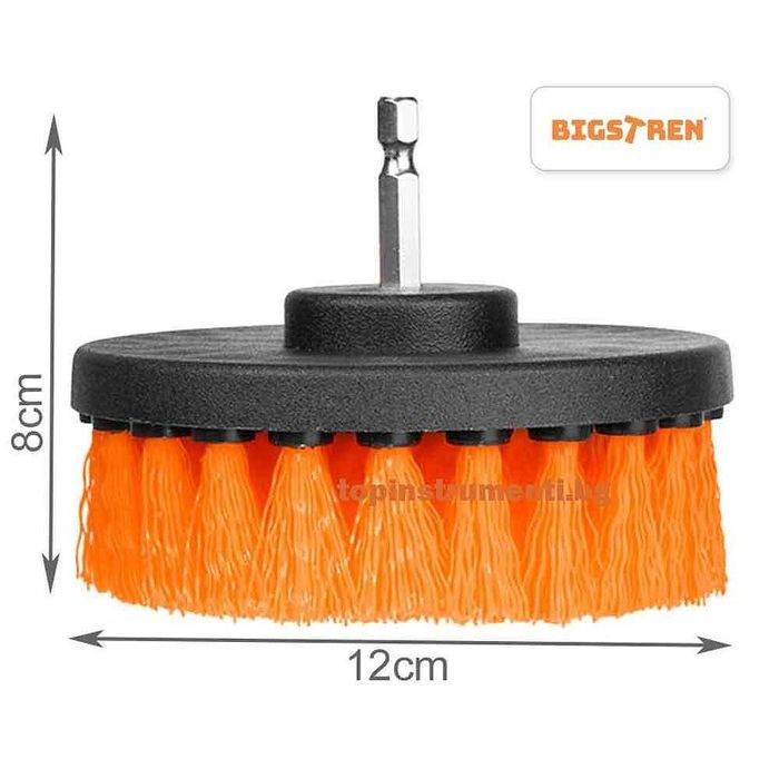 К-т 4 бр. четки за Винтоверт, размери 5, 8, 10, 12 см. 1/4", BIGSTREN