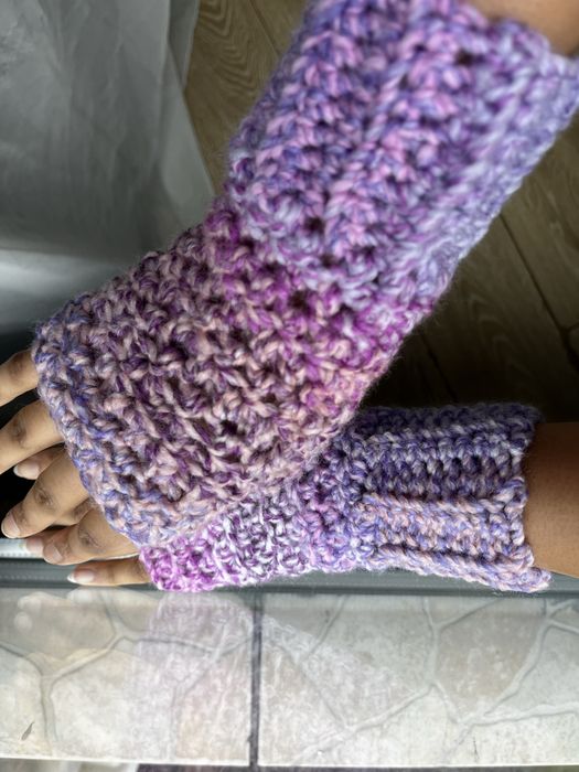 Mănuși croșetate handmade