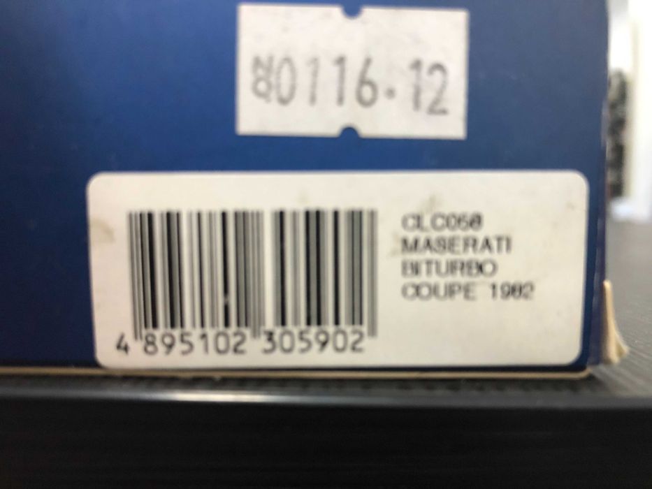 Колекционерски модел метална количка VITTESE MASERATI BITURBO 1:43нова