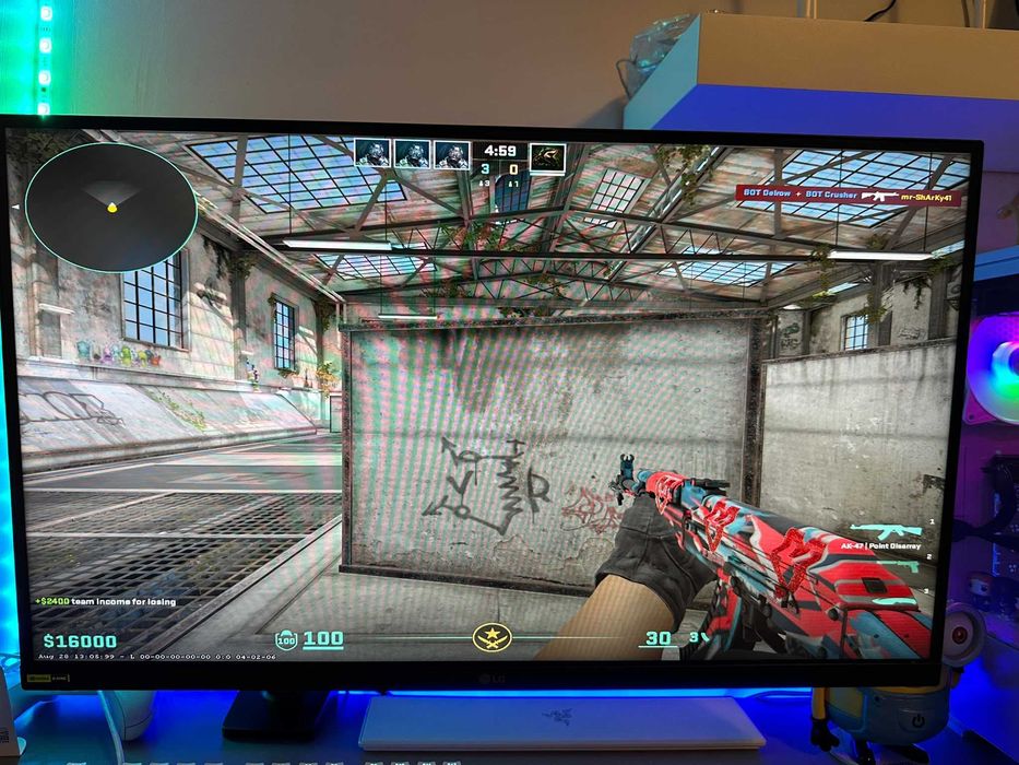 Monitor LED LG Gaming UltraGear 27GS60F-B 27 inch FHD IPS 1 ms 180 Hz HDR FreeSync & G-Sync
