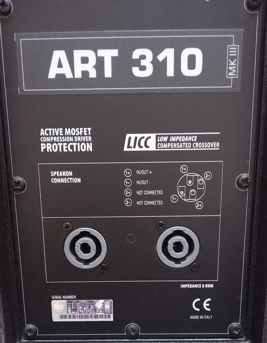 2 Boxe  Rcf Art 310 pasive mk3 NOI