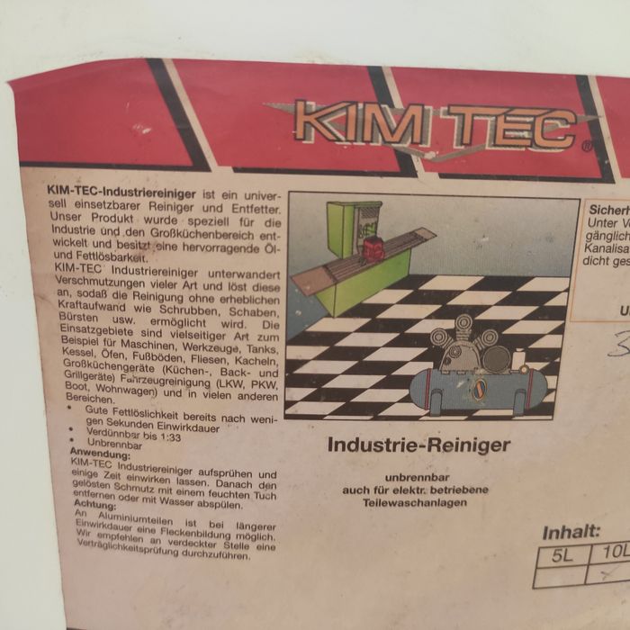 Промышленный очиститель Kim Tec 10л
