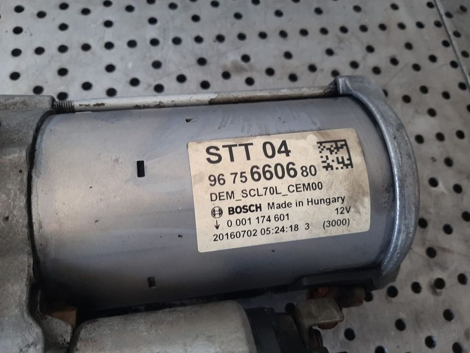 electromotor 1.6 hdi hn01 peugeot 308 2008 208 3008 citroen c4   9675660680 0001174601