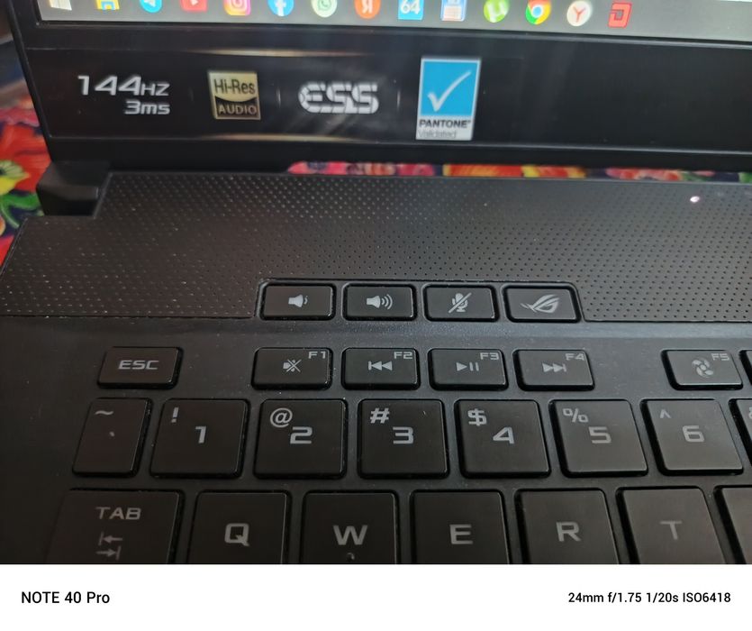 ASUS ROG ZEPHYRUS SUPER igravoy novutbook. I7 9750H. RTX 2060 6gb