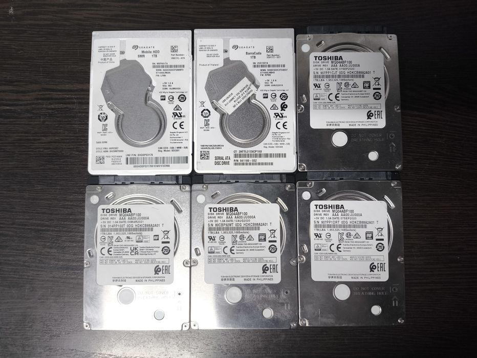 Жёсткий диски 2.5 1Tb