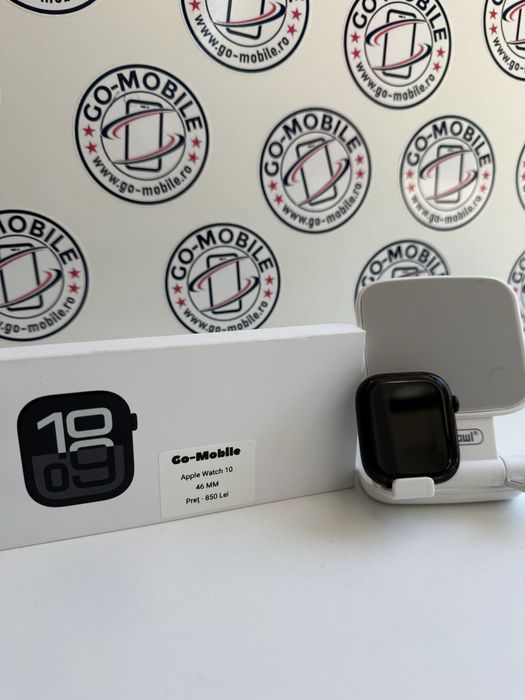 Apple Watch 10 - 46MM - Negru - Garantie