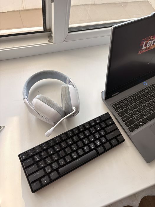 Lenova loq игравой ноутбук + мышка+наушник+ клава все вместе