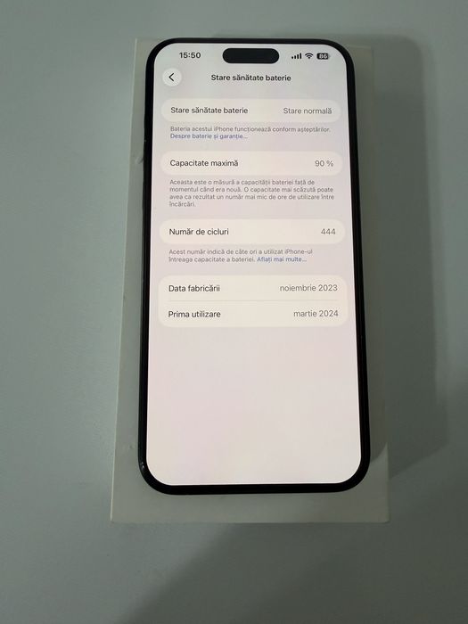 Iphone 15 pro max/90% baterie