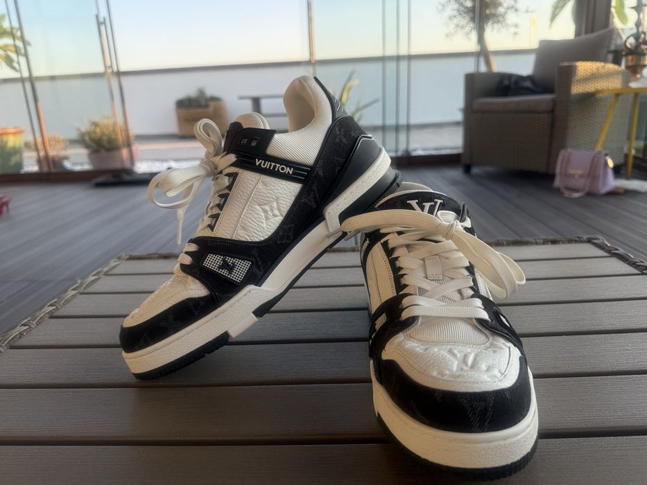 Sneackers Louis Vuitton LV Trainers White/Black/White mar 40