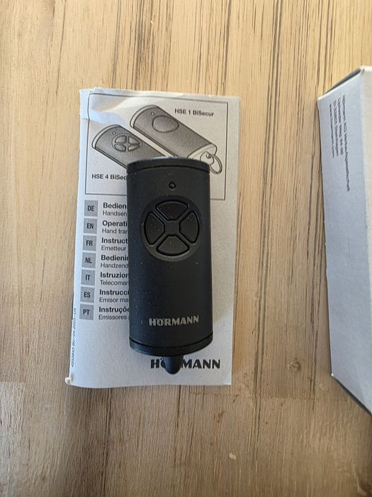 Telecomandă uși de garaj Hörmann HSE 4 BS (BiSecur) 868 MHz - Originală