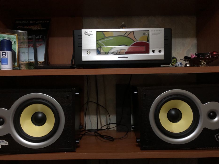 Ресивер, усилитель BBK AV230, колонки microlab pro3