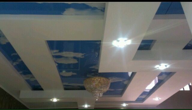 Натяжные потолки  от 1200