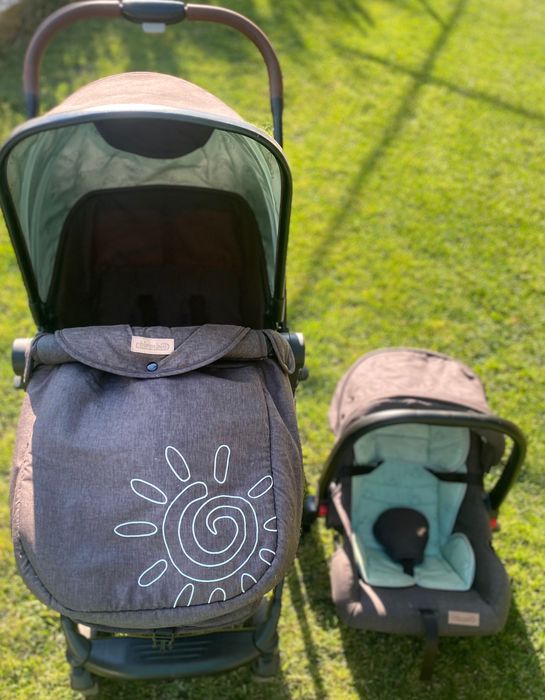 Детска количка и столче за кола