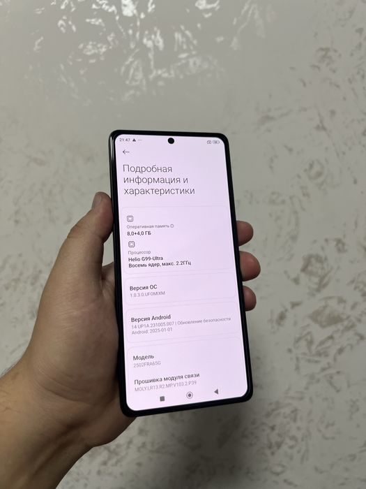 Продам Redmi note 14 S 256 GB