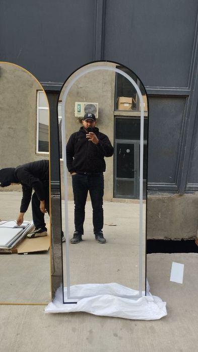 Зеркало настенное LED овальное, премиум дизайн