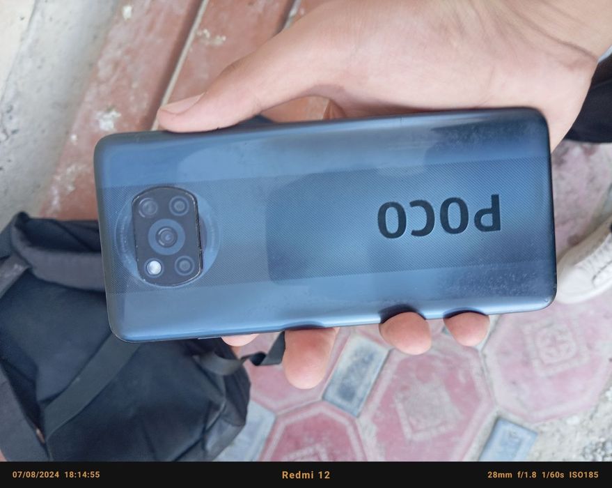 Poco X3 Pro sotiladi xotira 8ga 128