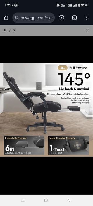 Scaun ergonomic gaming/birou Dowinx Big & Tall – stare perfectă!